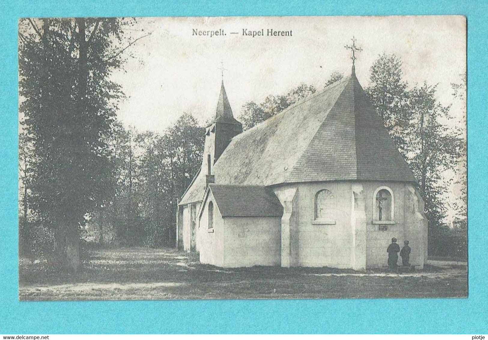 * Neerpelt (Limburg) * (Jacobs En Vonckers Drukkerij) Kapel Herent, Chapelle, Unique, TOP, Rare, Zeldzaam, Animée - Neerpelt