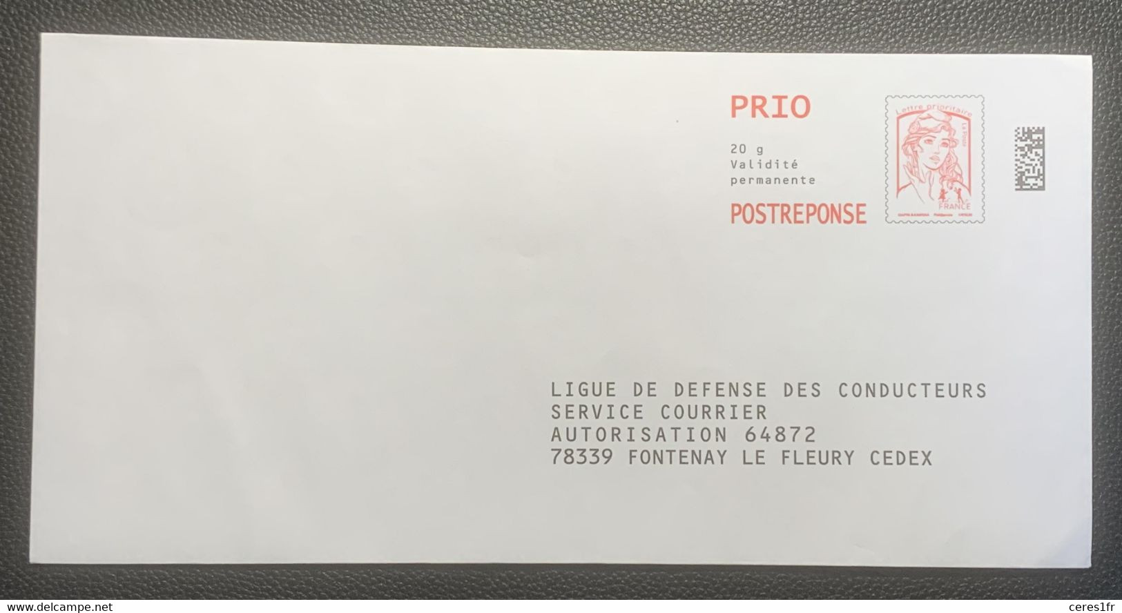 PAP147 - PAP Réponse  Neuf 110x220 Marianne  Ciappa-Kavena Tarif PRIO Repiqué Ligue De Défenses Des Conducteurs 168399 - PAP : Antwoord /Ciappa-Kavena