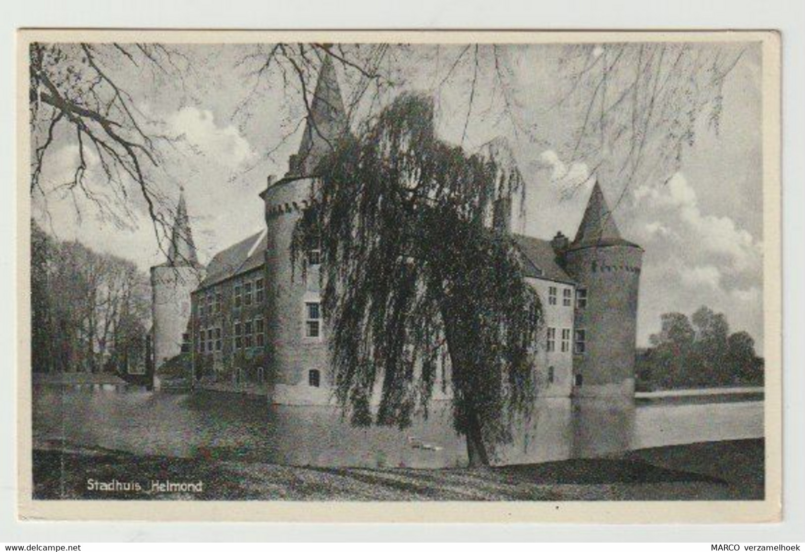 Postcard-ansichtkaart: Kasteel Raadhuis Stadhuis Helmond (NL) 1932 - Helmond