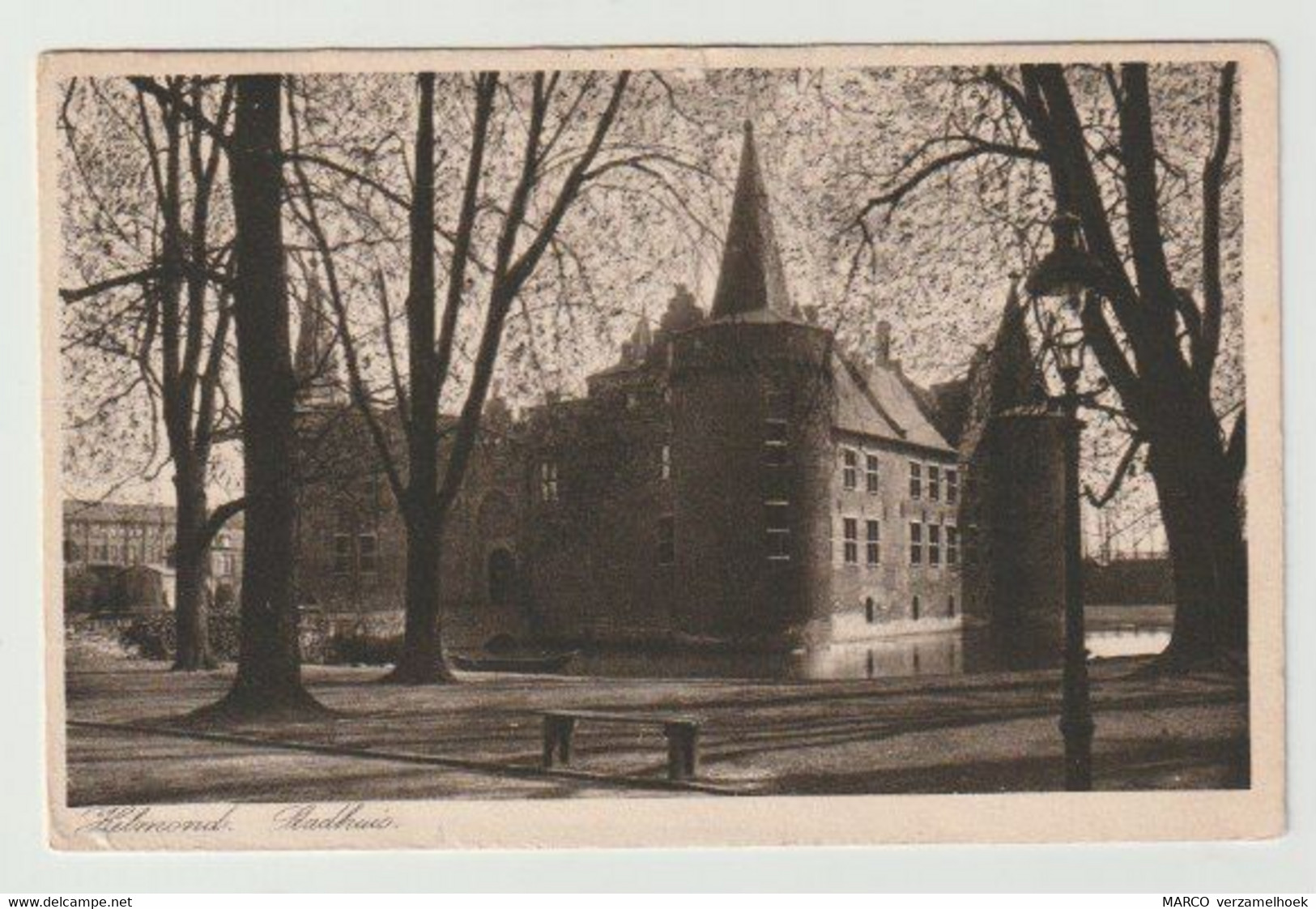 Postcard-ansichtkaart: Kasteel Raadhuis Stadhuis Helmond (NL) 1939 - Helmond