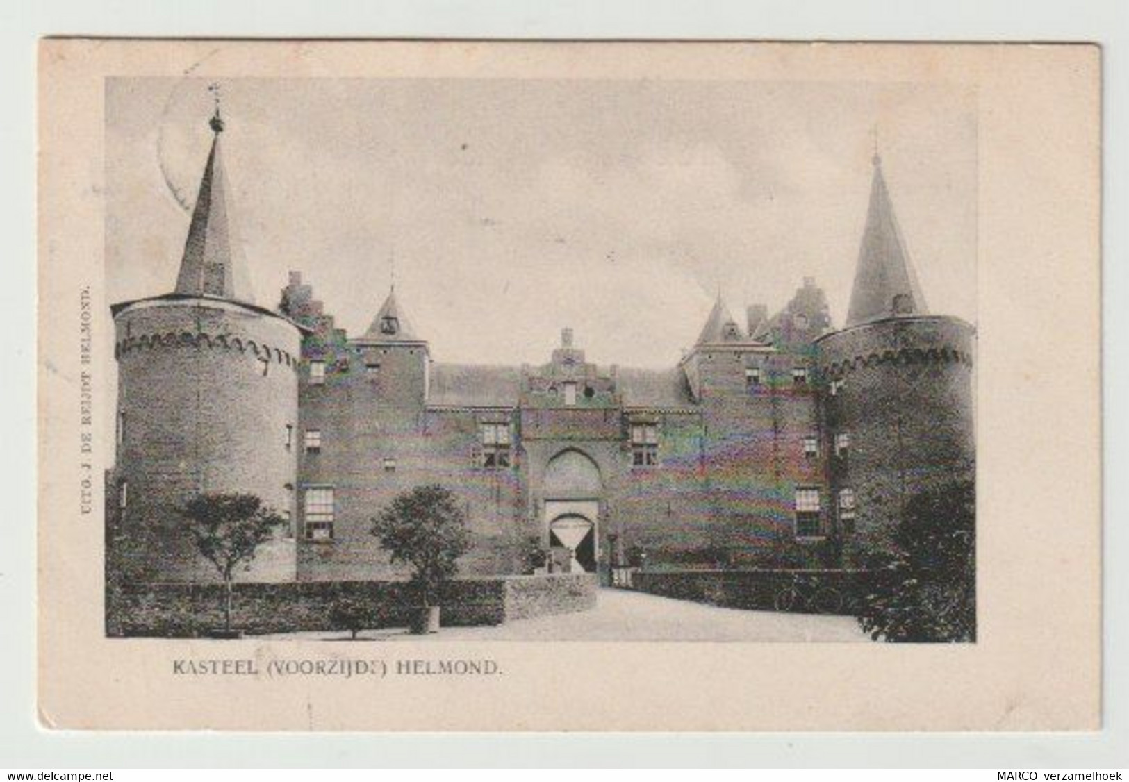 Postcard-ansichtkaart: Kasteel Raadhuis Stadhuis Helmond (NL) - Helmond