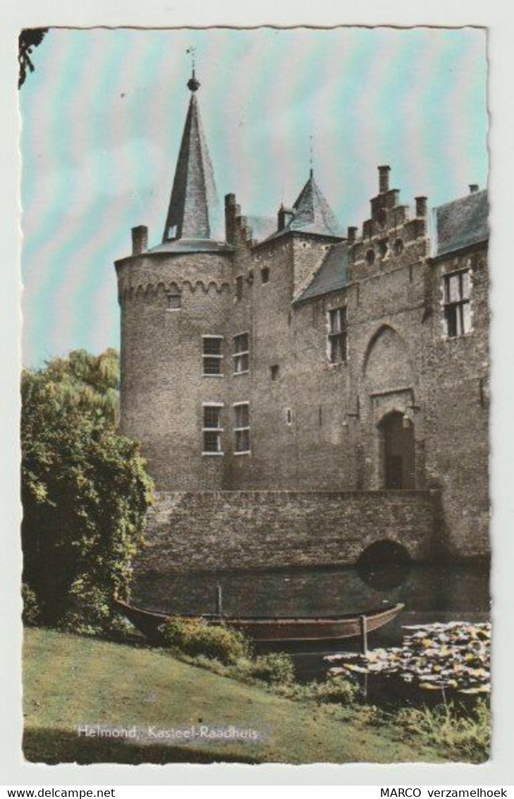 Postcard-ansichtkaart: Kasteel Raadhuis Stadhuis Helmond (NL) 1961 - Helmond