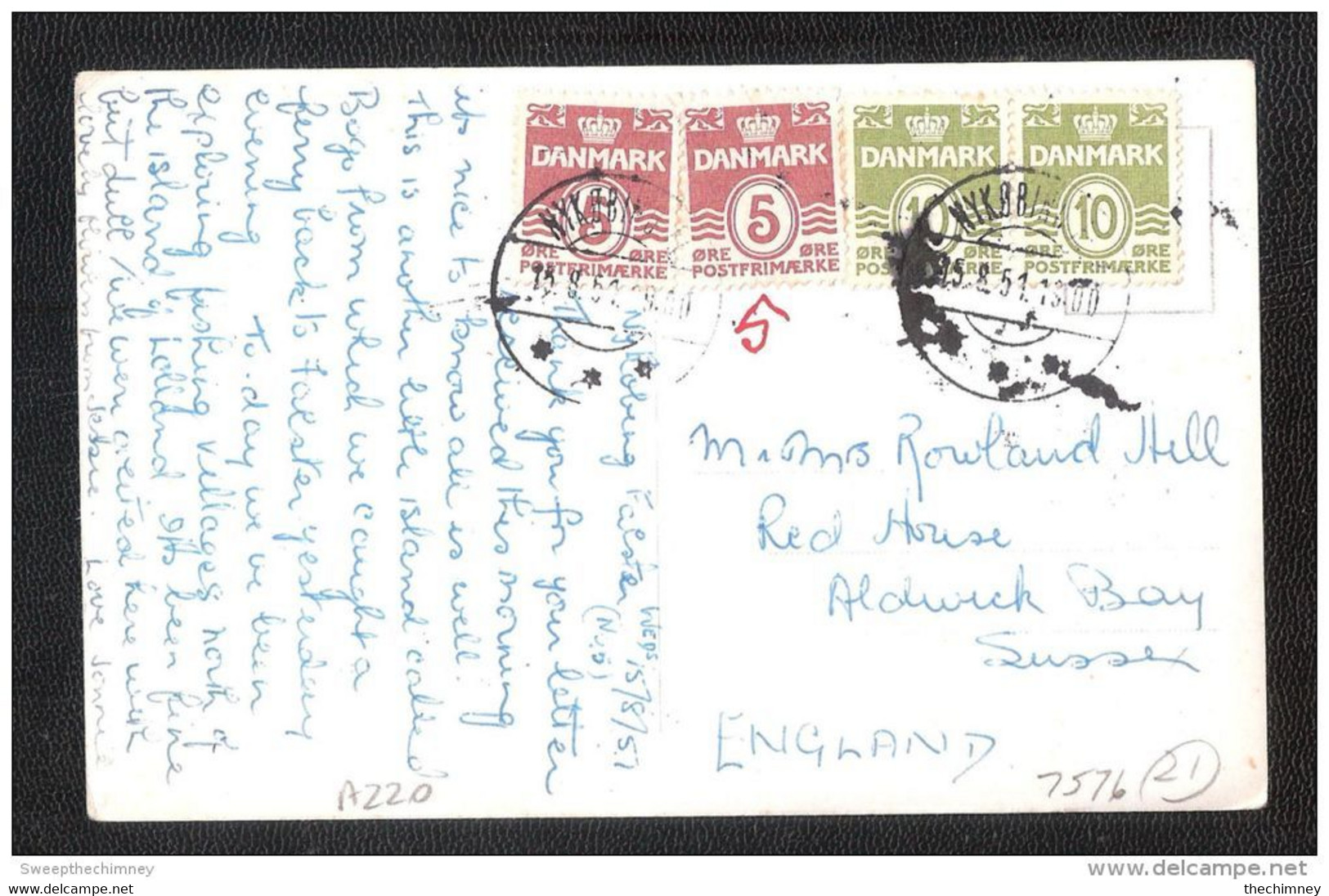 RP Denmark Bogø Letten Zealand Used + 4 Stamps - Dinamarca