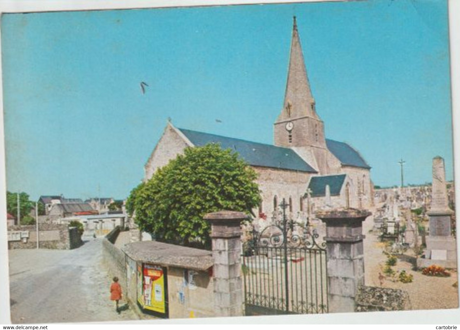 Dépt 50 - BLAINVILLE-SUR-MER - L'Église - CPSM Artaud - 1982 - Blainville Sur Mer