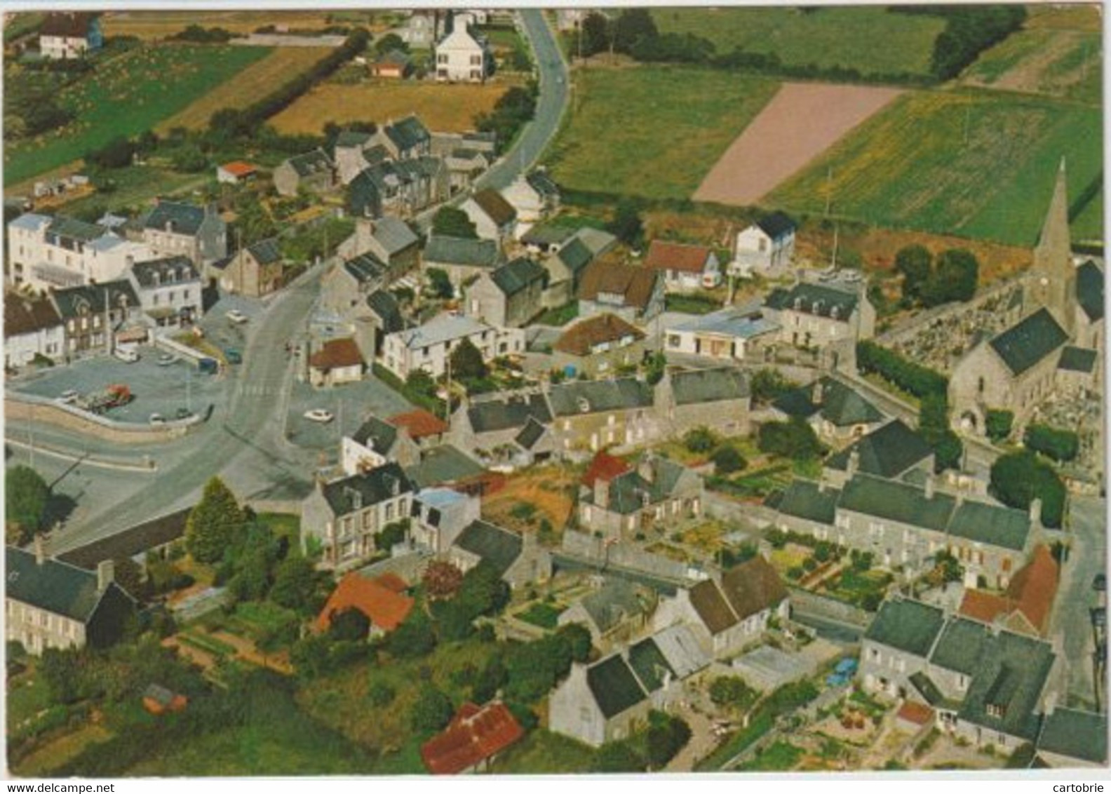 Dépt 50 - BLAINVILLE-SUR-MER - Le Bourg - CPSM Artaud - 1982 - Blainville Sur Mer