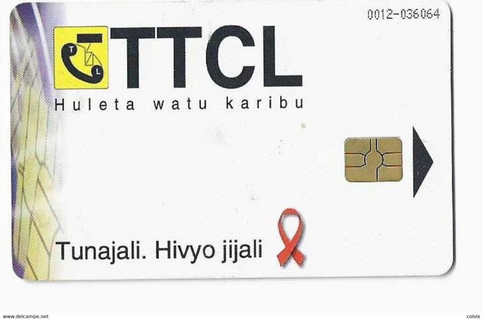 TANZANIE Ref MV Cards TAN-TT-27  500 Tshs RAFIKI RABBIT 1 LAPIN SIDA - Tanzanie