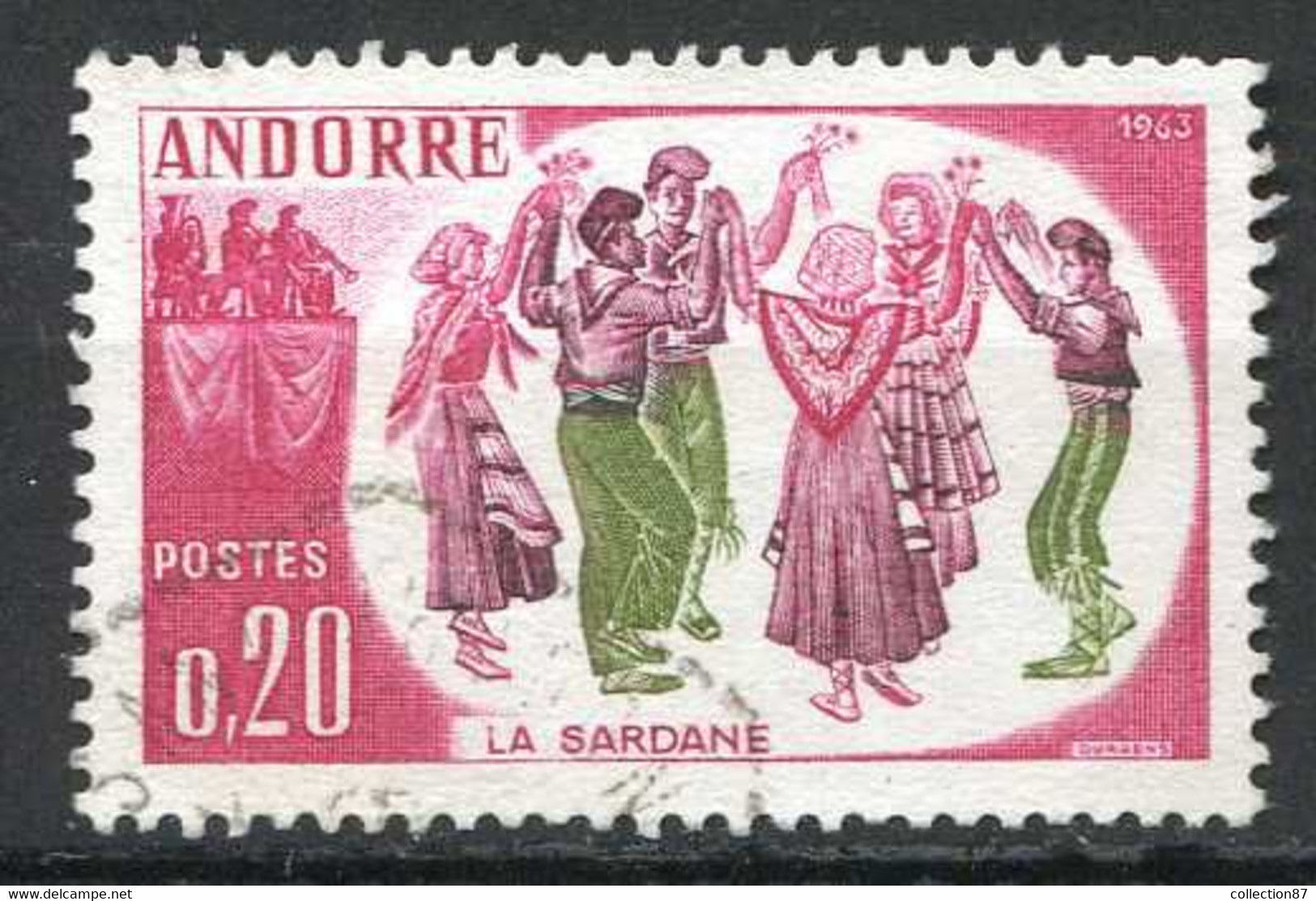 ANDORRE N° 166 -- Ø Oblitéré Ø - Cote 5.50 € - Used Stamps
