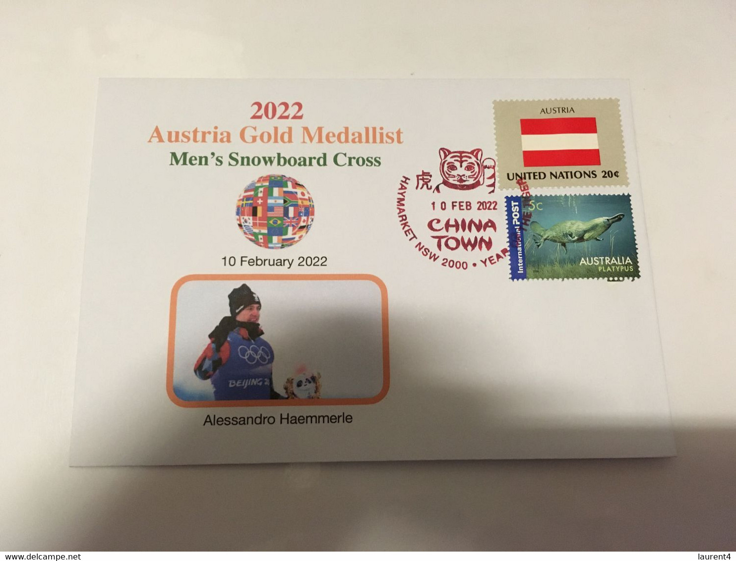 (1 G 15) Beijing 2022 Olympic Winter Games - Gold Medal To Austria - A. Haemmerle - Inverno 2022 : Pechino