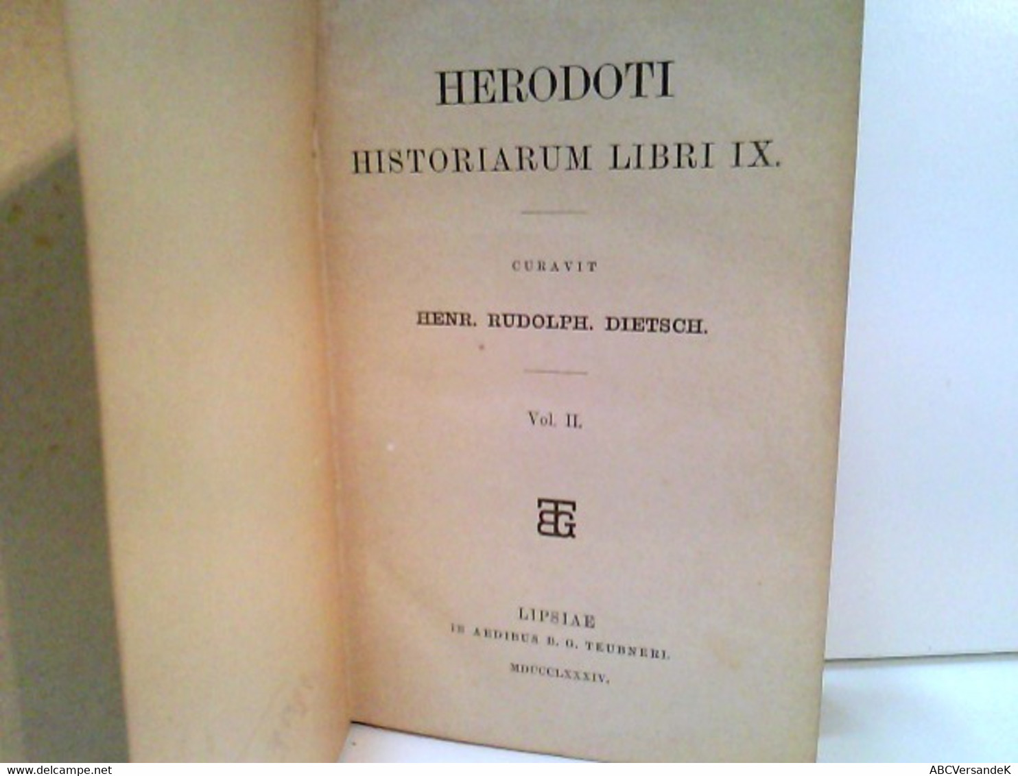 Herodoti Historiarum Libri IX. Vol II. - Schoolboeken