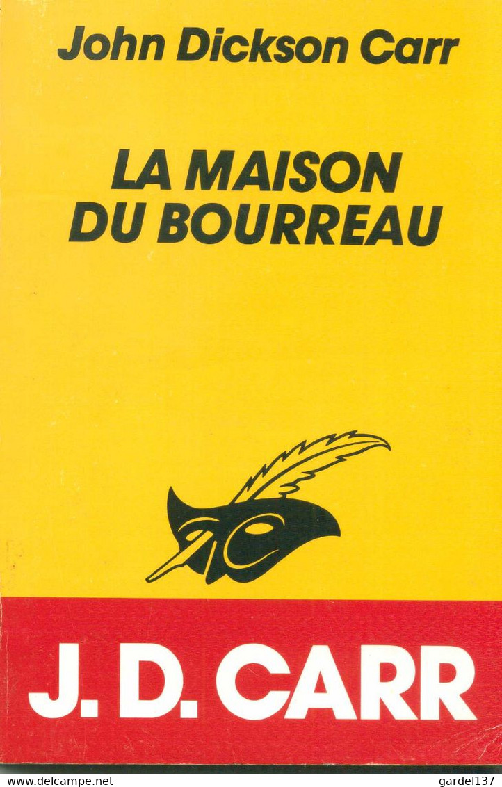 JOHN DICKSON CARR La Maison Du Bourreau 1935 Le Masque No 1863, 1986 TB 3.00 € - Le Masque