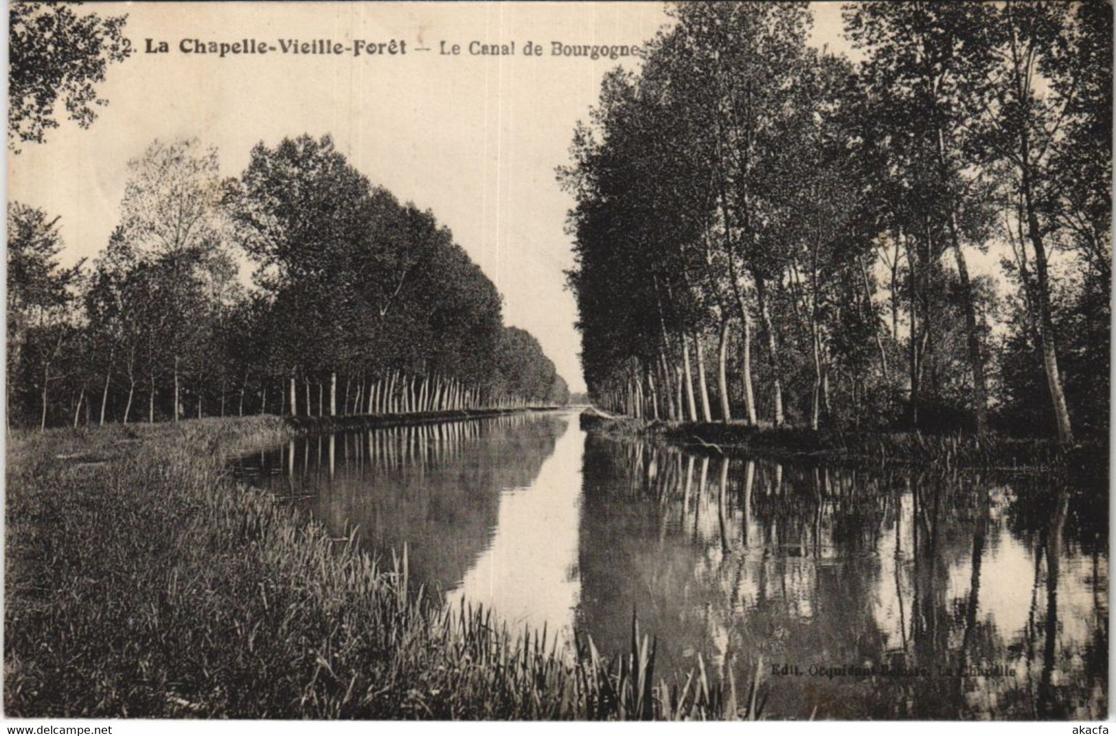 CPA FLOGNY-la-CHAPELLE La Chapelle-Vieille-Foret - Canal De Bourgogne (1197970) - Flogny La Chapelle