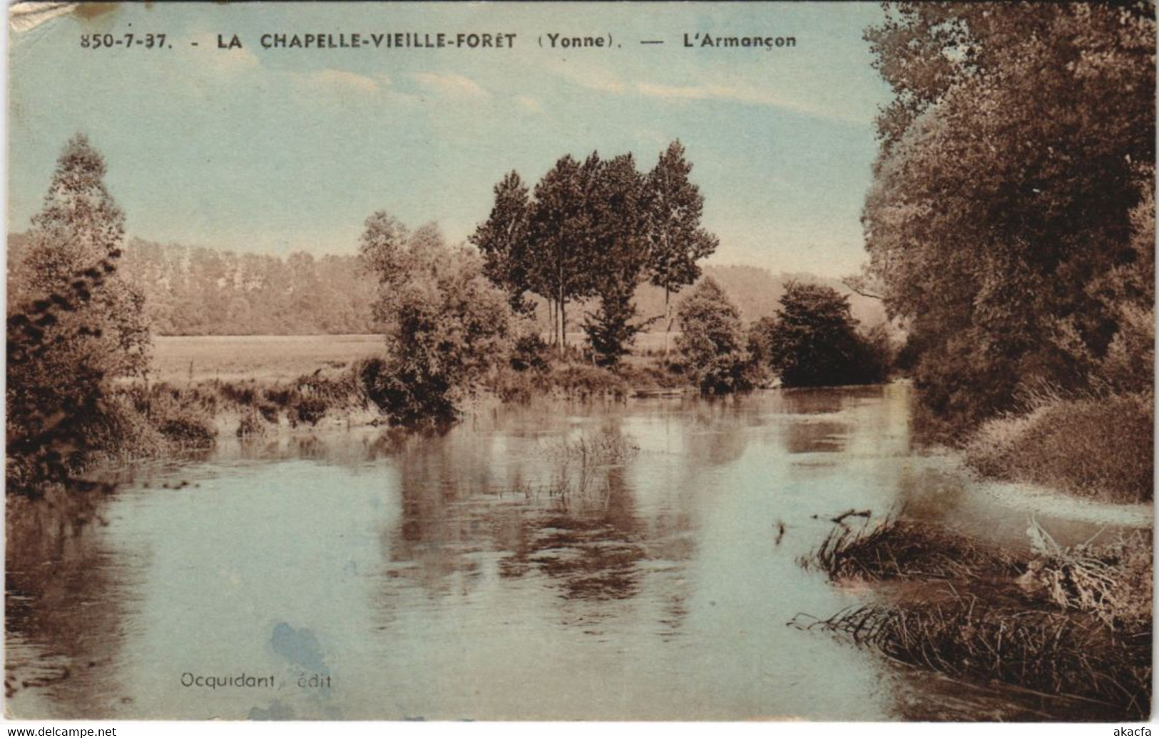 CPA FLOGNY-la-CHAPELLE LA CHAPELLE-VIEILLE-FORET - L'Armancon (1198096) - Flogny La Chapelle