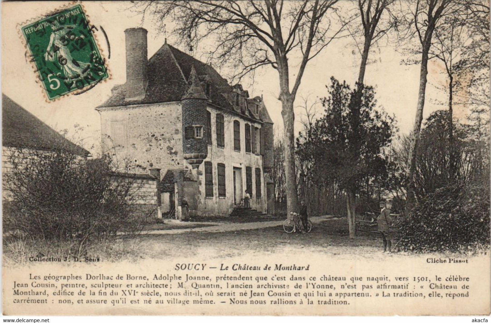 CPA SOUCY Le Chateau De Monthard (1198371) - Soucy