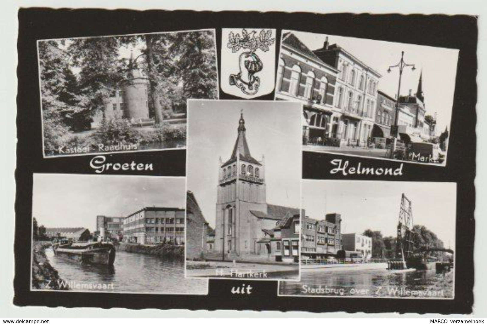 Postcard-ansichtkaart: Groeten Uit Helmond (NL) 1966 - Helmond