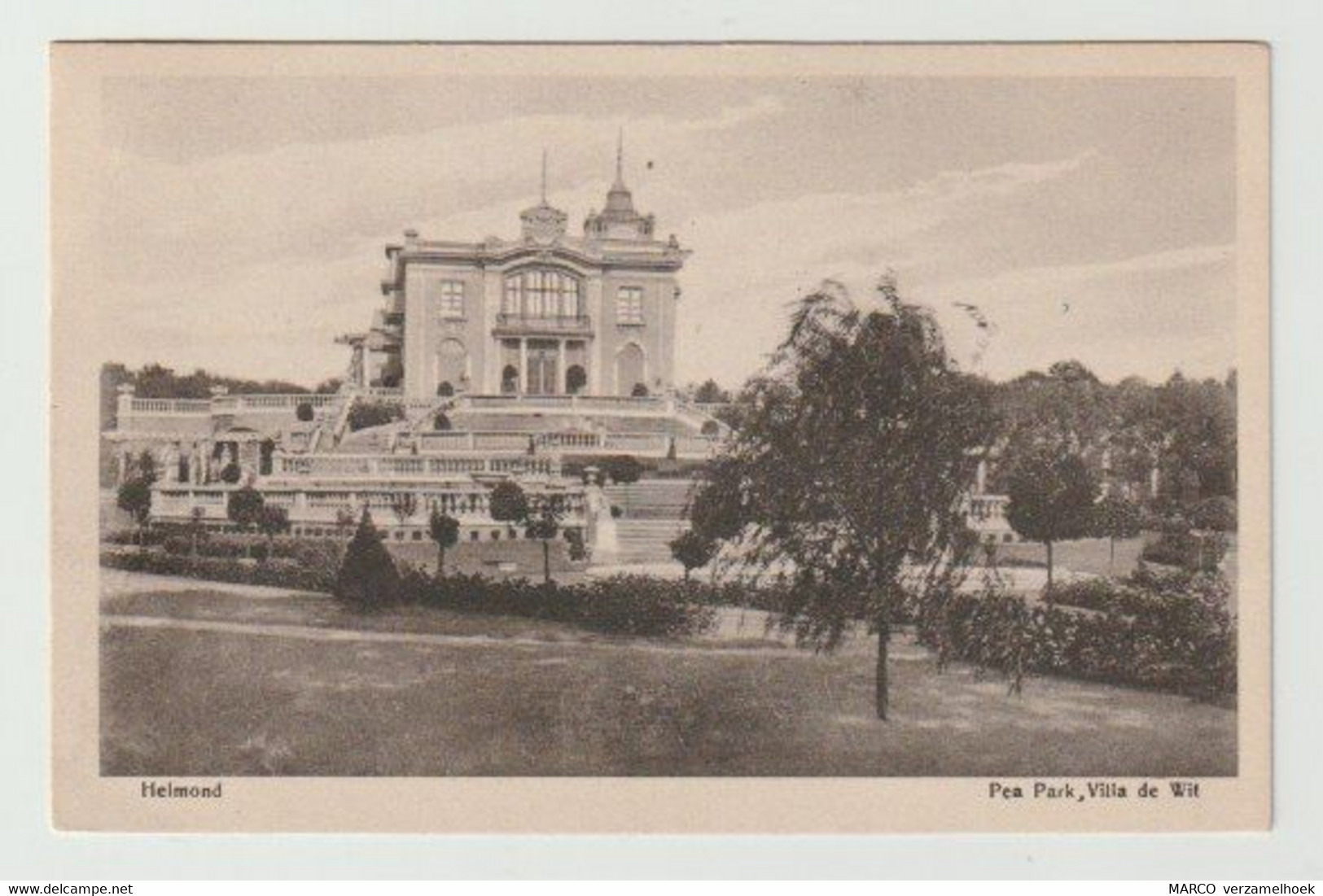 Postcard-ansichtkaart: Pea Park Villa De Wit Helmond (NL) - Helmond