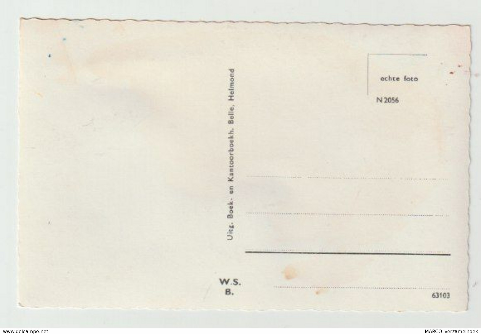 Postcard-ansichtkaart: Kasteel Raadhuis Stadhuis Helmond (NL) 1963 - Helmond