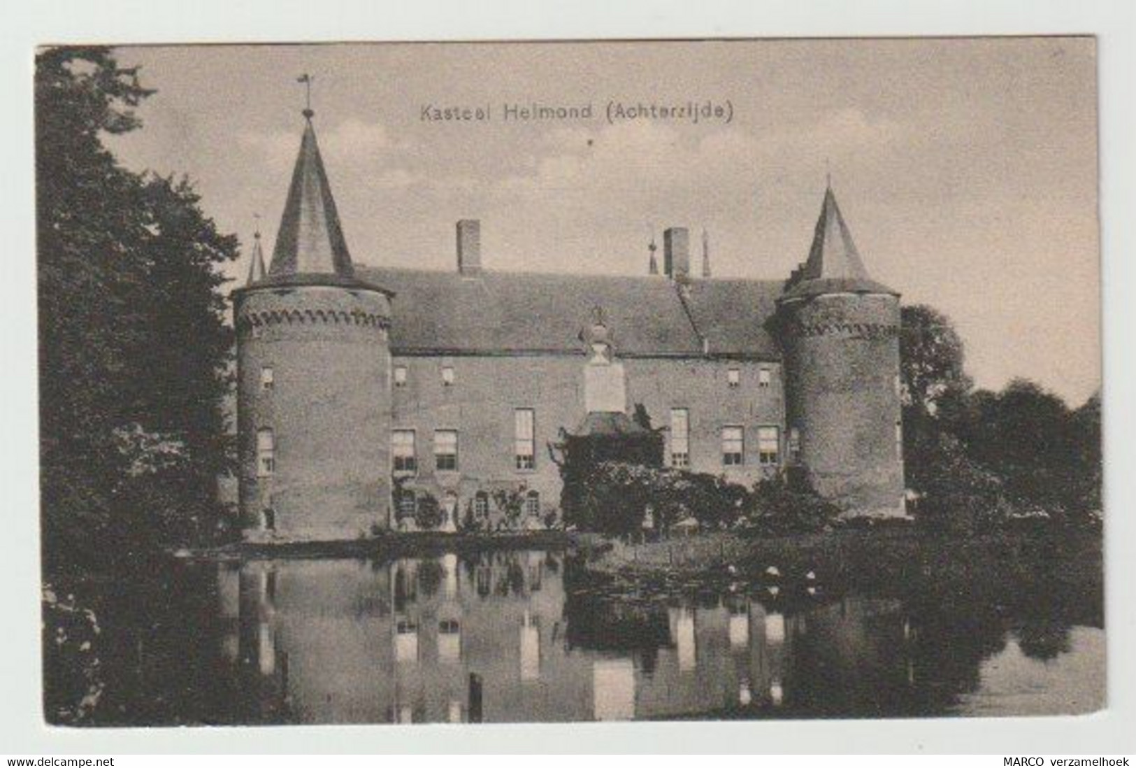 Postcard-ansichtkaart: Kasteel Raadhuis Stadhuis Helmond (NL) 1953 - Helmond