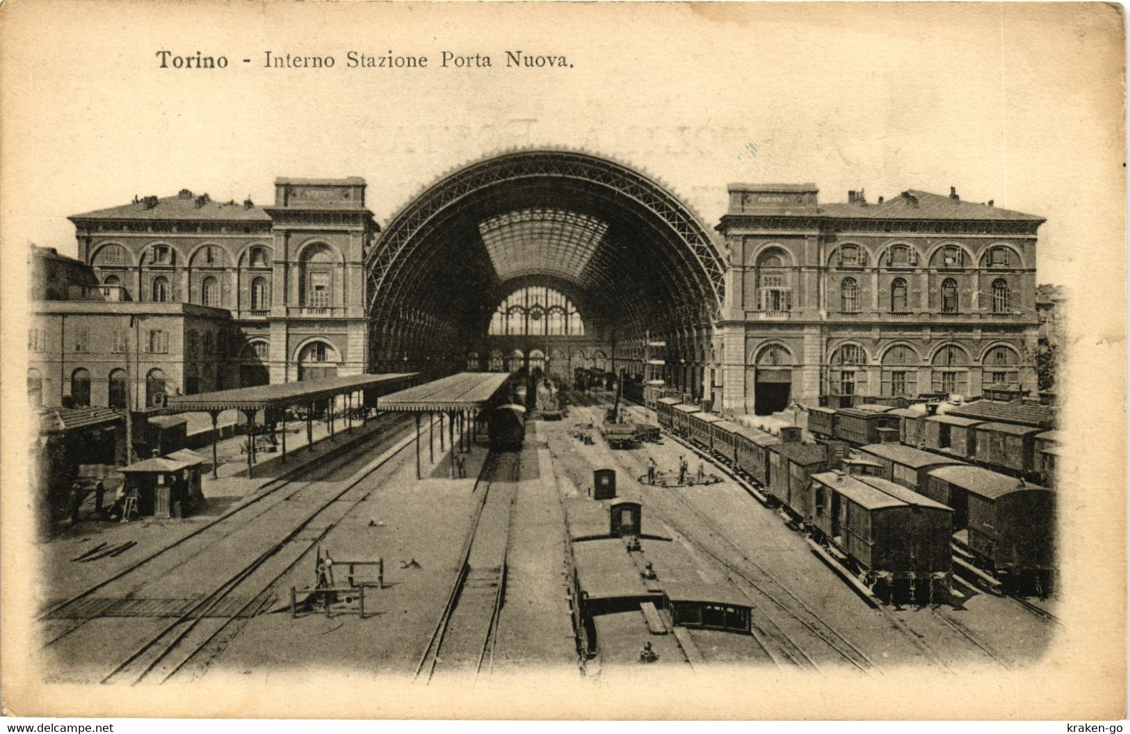 CPA - TORINO CITTÀ - Interno Stazione Ferroviaria Di Porta Nuova - Treno - NV - DT003 - Stazione Porta Nuova