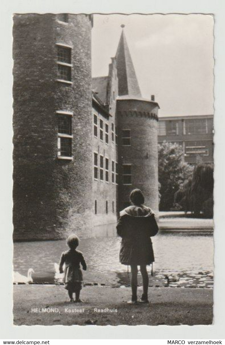 Postcard-ansichtkaart: Kasteel Raadhuis Stadhuis Helmond (NL) 1962 - Helmond