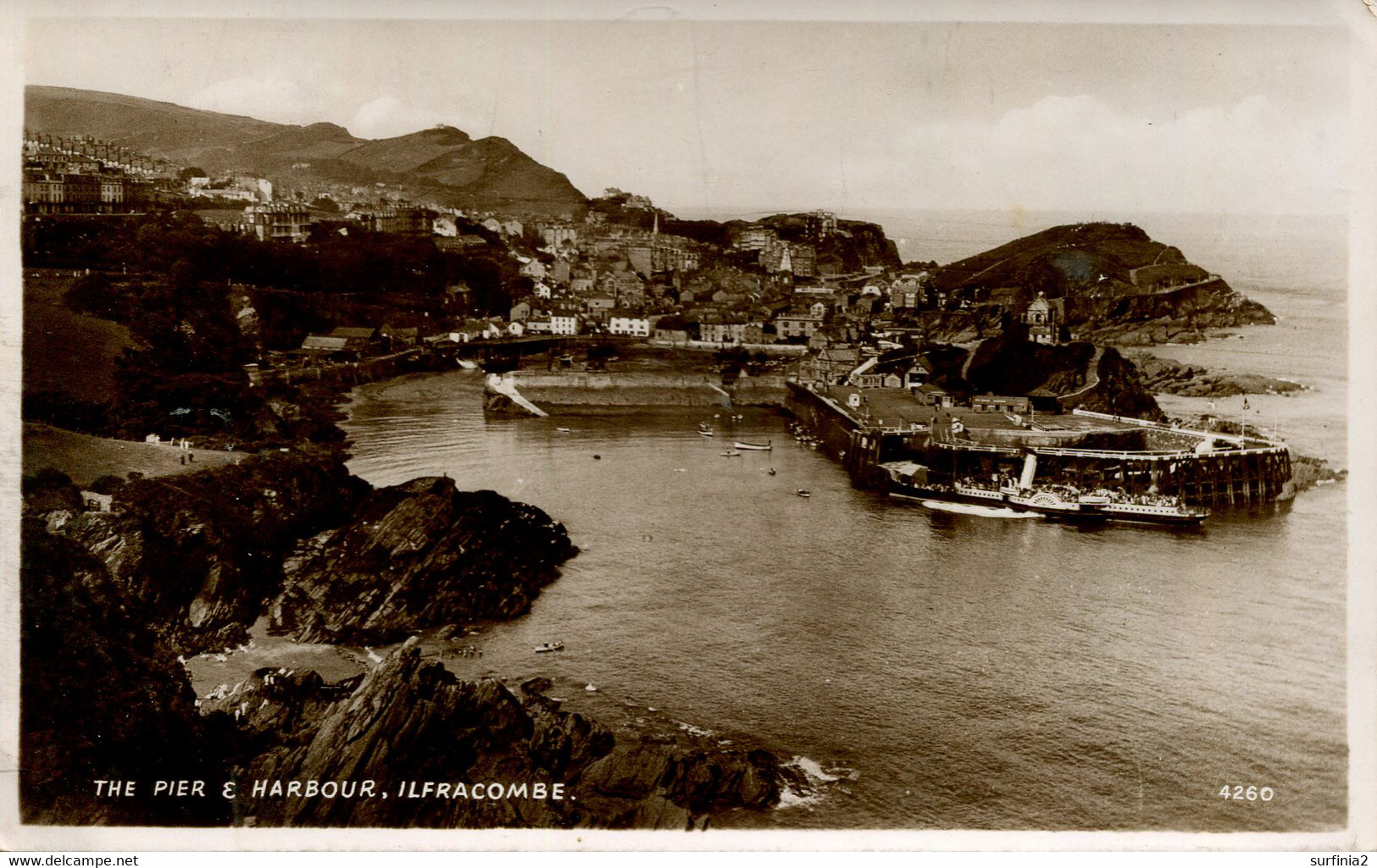 DEVON D-L - ILFRACOMBE - THE PIER AND HARBOUR RP Dv1517 - Ilfracombe