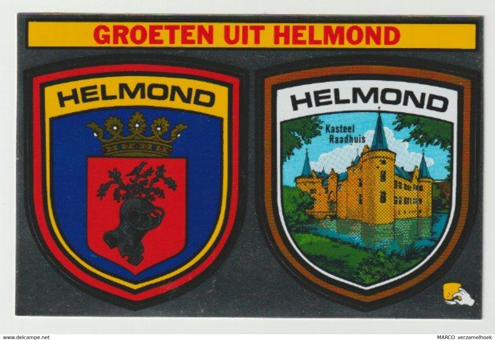Postcard-ansichtkaart: Groeten Uit Helmond (NL) Sticker - Helmond