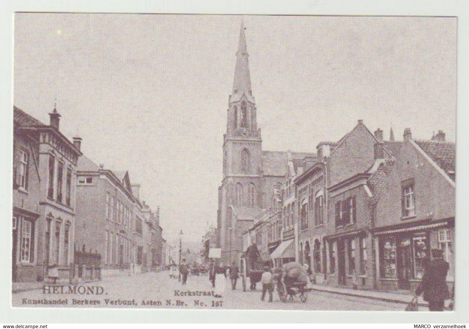 Postcard-ansichtkaart: Heruitgifte VVV Helmond (NL) Lambertuskerk - Helmond