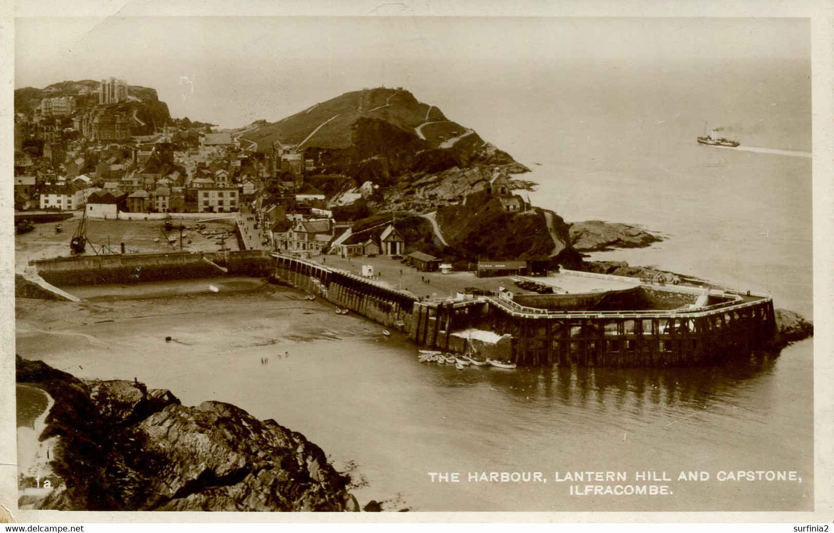 DEVON D-P - ILFRACOMBE - THE HARBOUR, LANTERN HILL AND CAPSTONE RP Dv1520 - Ilfracombe