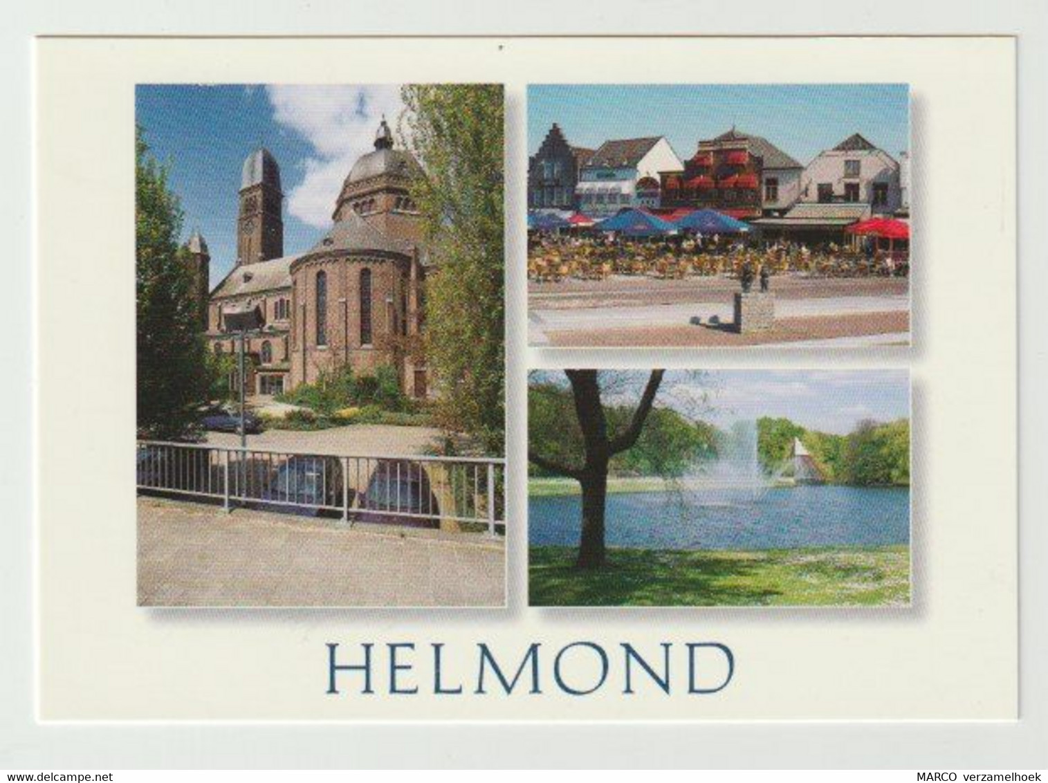 Postcard-ansichtkaart: Haven-warande-kerk Helmond (NL) - Helmond