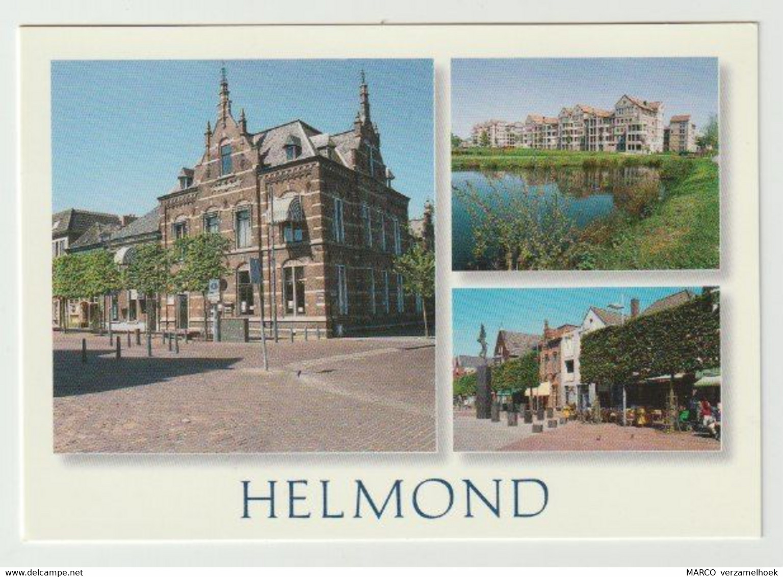 Postcard-ansichtkaart: Markt-kasteel Noord Helmond (NL) - Helmond