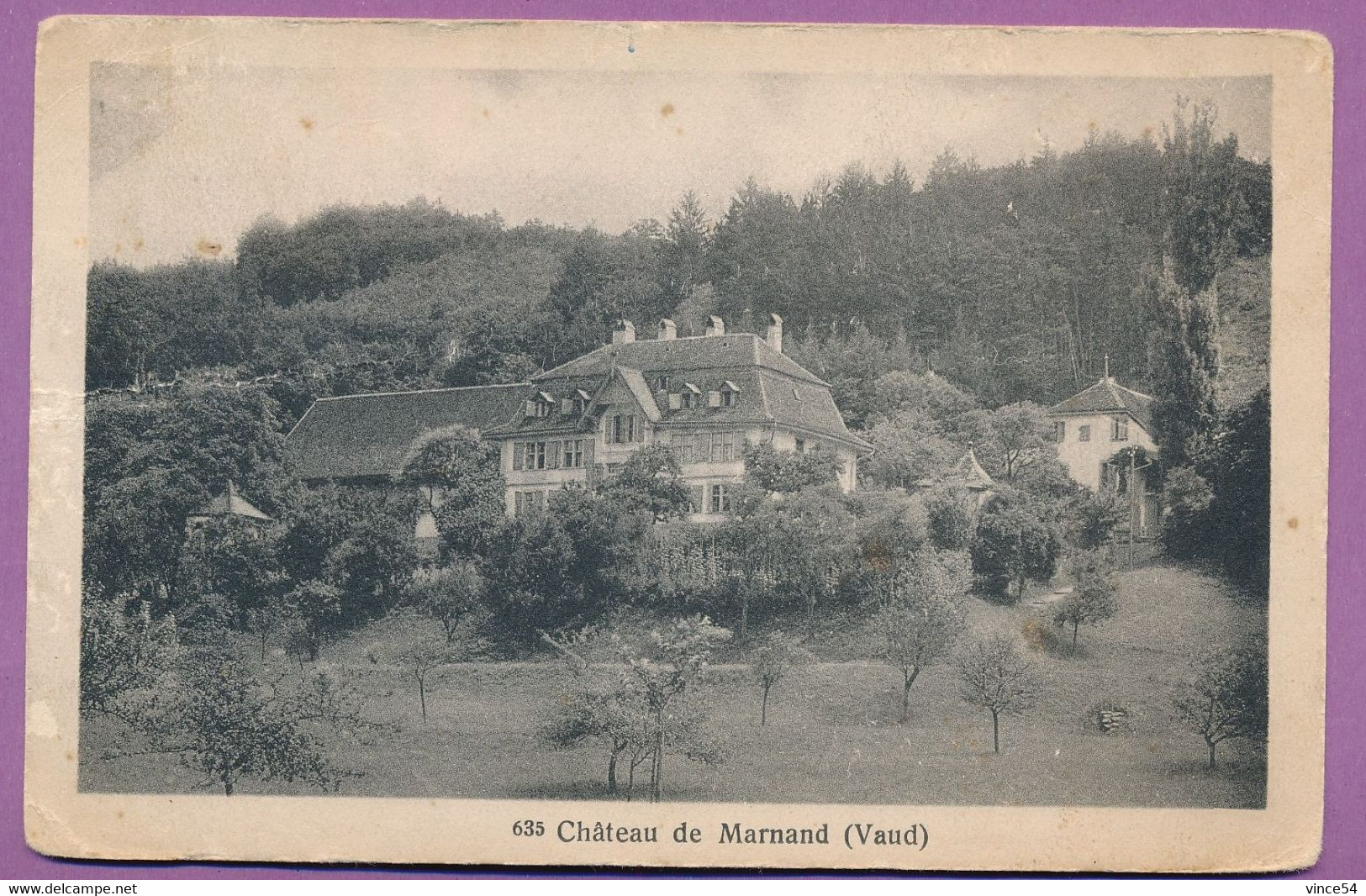 Château De Marnand - Circulé 1919 - Marnand