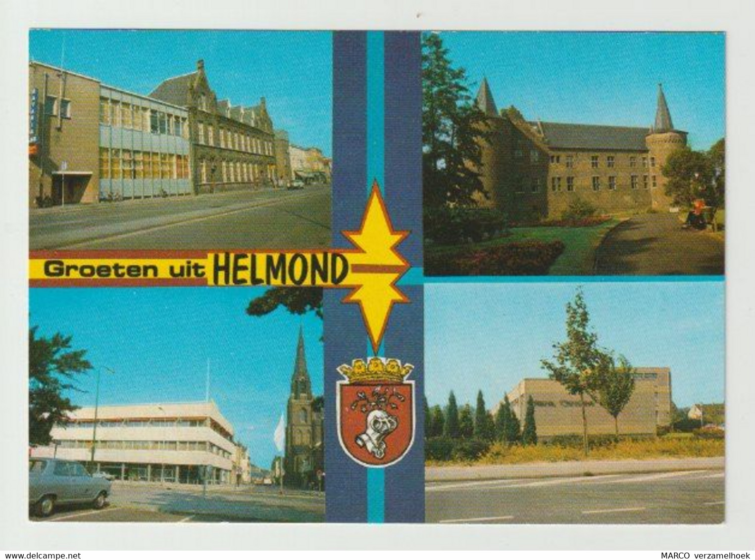 Postcard-ansichtkaart: Groeten Uit Helmond (NL) Kasteel 1974 - Helmond