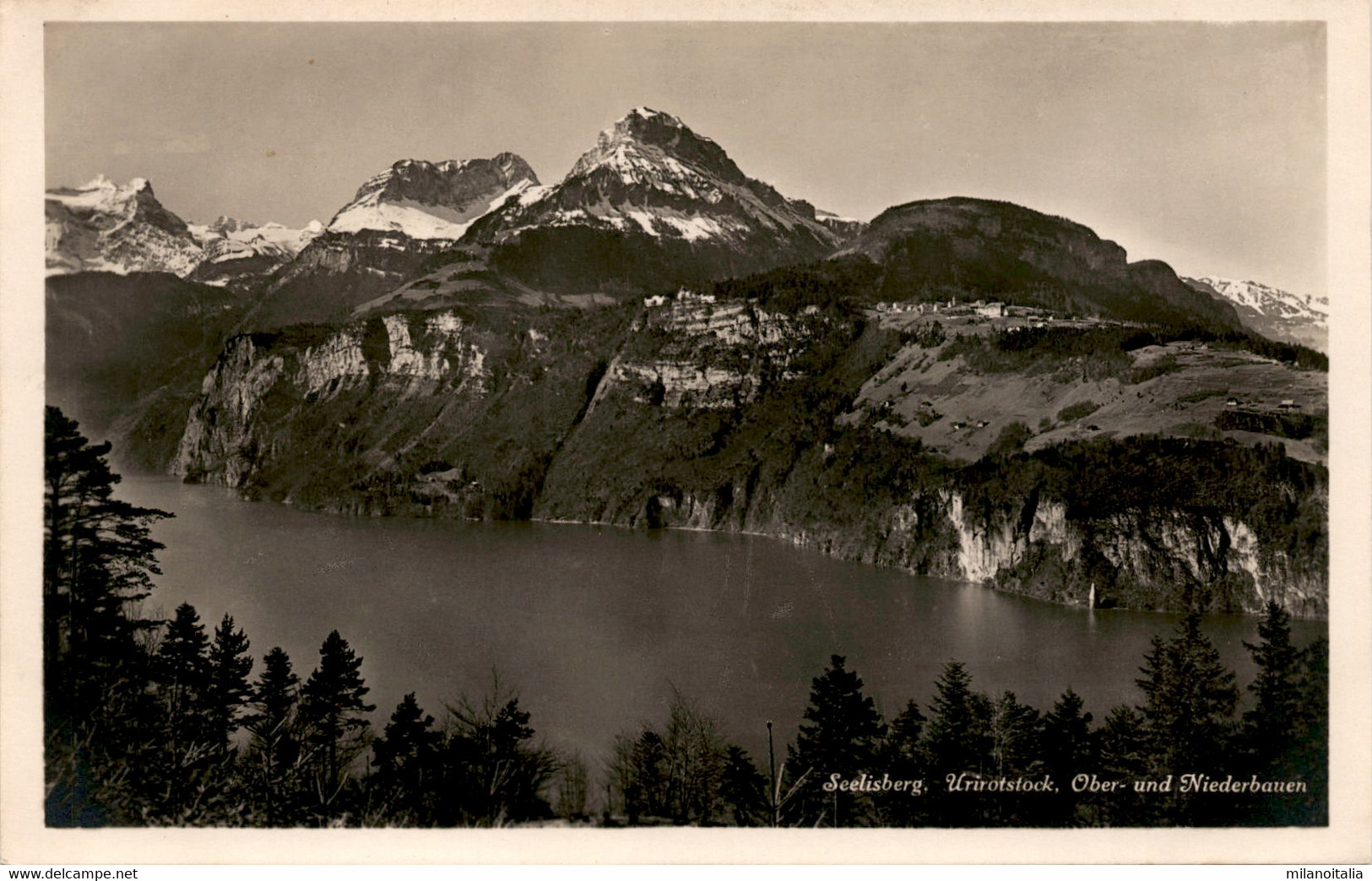 Seelisberg - Urirotstock, Ober- Und Niederbauen (3393) - Bauen