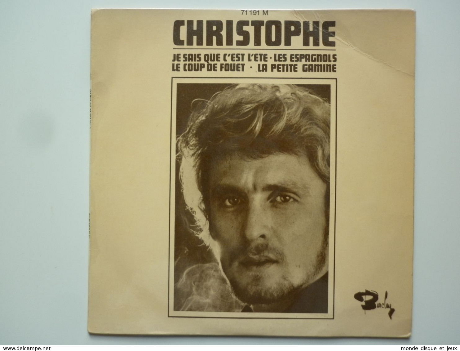 Christophe 45Tours EP Vinyle Je Sais Que C'est L'été - 45 T - Maxi-Single