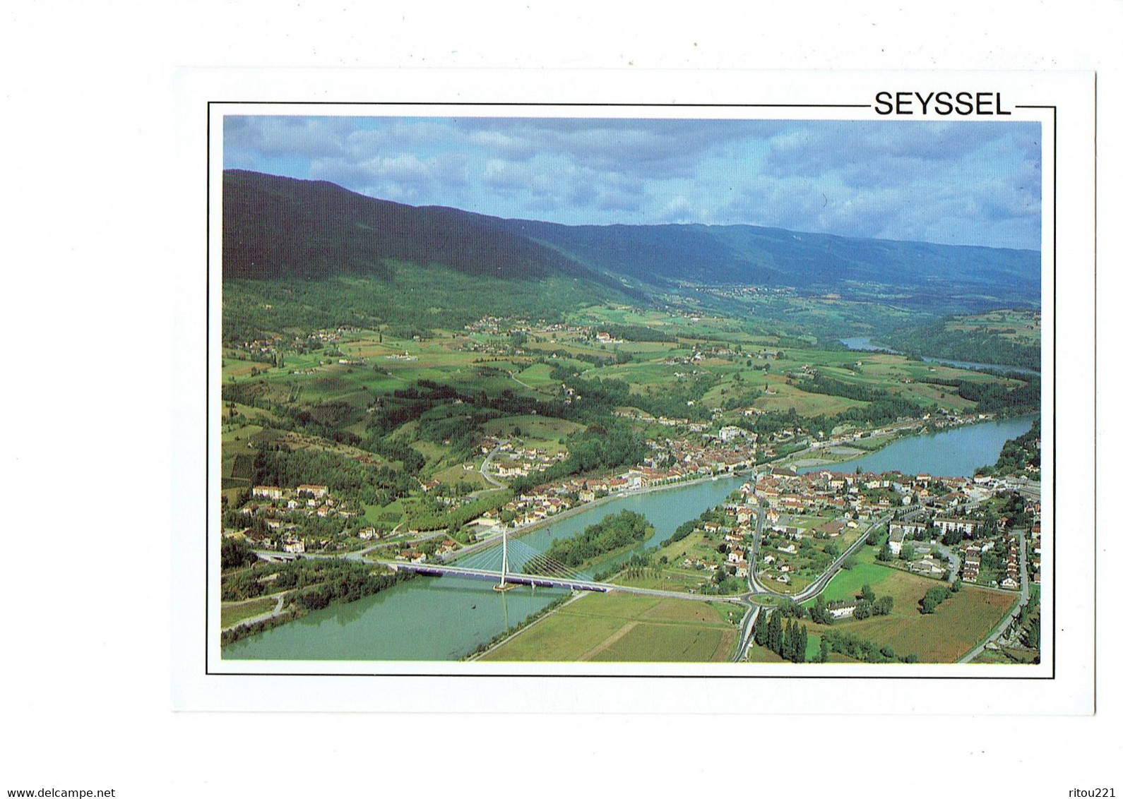 Cpm -  [01] Ain / 74 > Seyssel - Vue Aérienne - Diffu Cartes 74910 V 7603 - Pont - Seyssel