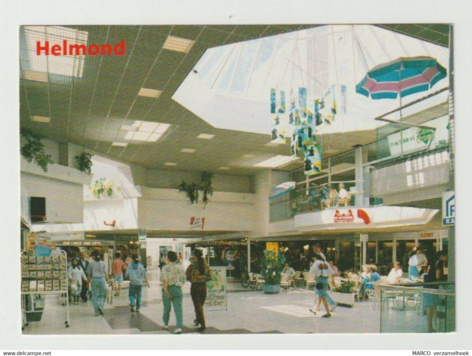 Postcard-ansichtkaart: Winkelcentrum Passage Elzas Helmond (NL) - Helmond