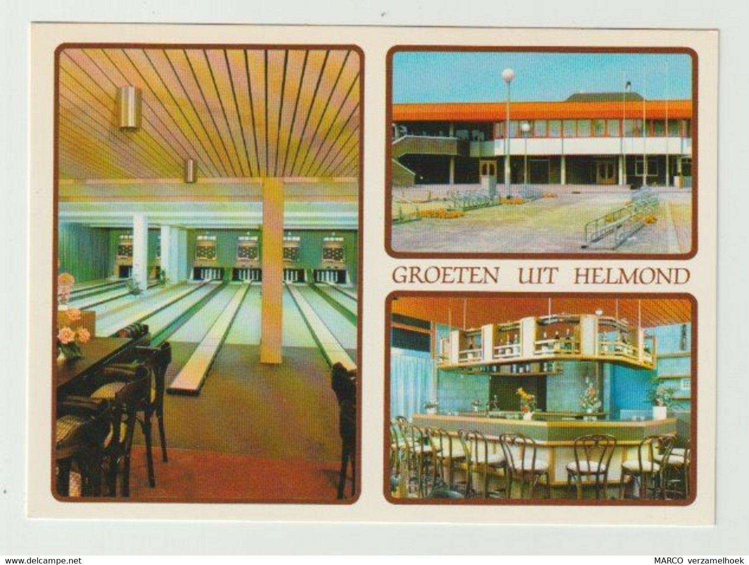 Postcard-ansichtkaart: VVV Groeten Uit Helmond (NL) City-sporthal - Helmond