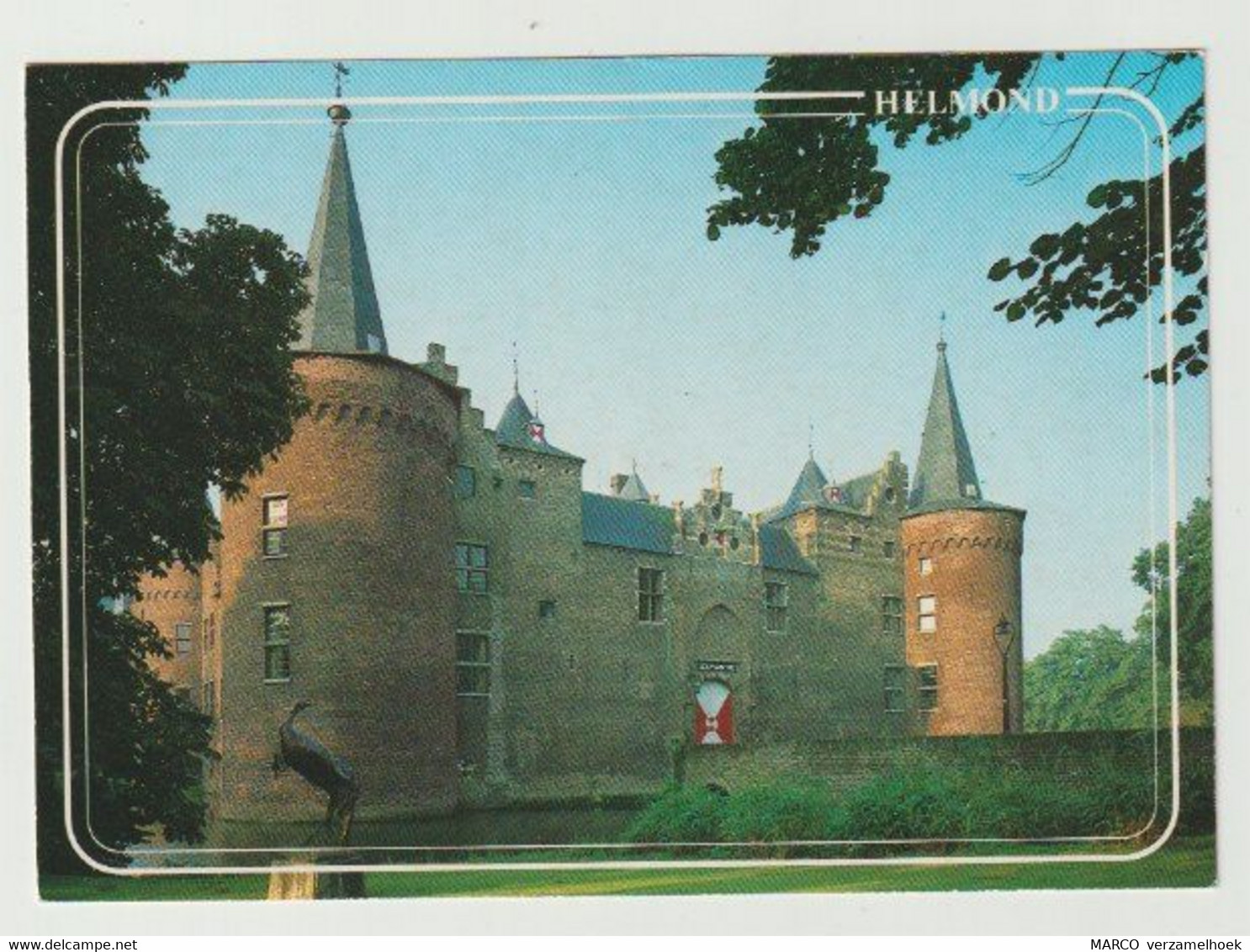 Postcard-ansichtkaart: Kasteel Raadhuis-museum Helmond (NL) - Helmond