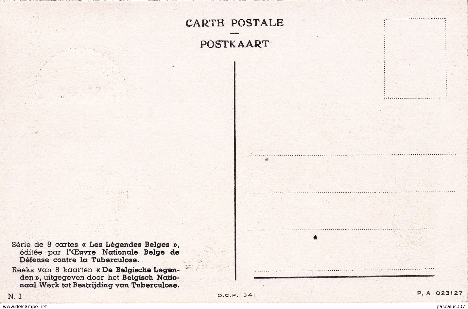 B01-385 Belgique 653 Carte Maximum FDC Antituberculeux Contre Tuberculose Légendes Belges 25-06-1944 Bruxelles 1 Brussel - 1934-1951