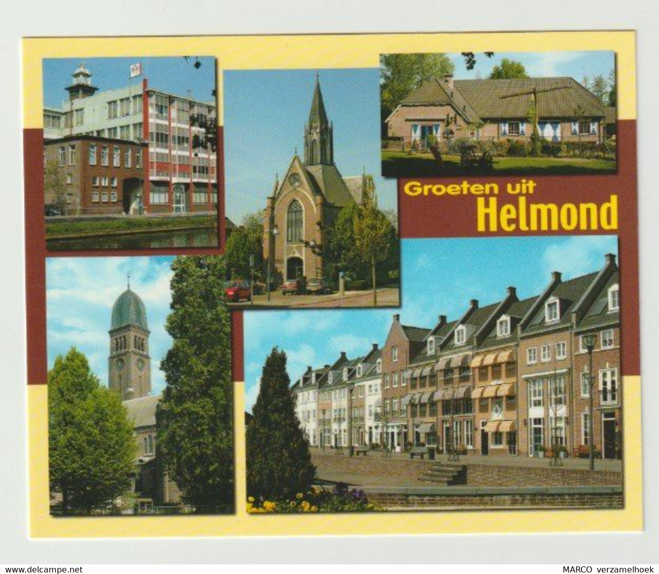 Postcard-ansichtkaart: Raymakers & Co-kerk-brandevoort Helmond (NL) - Helmond