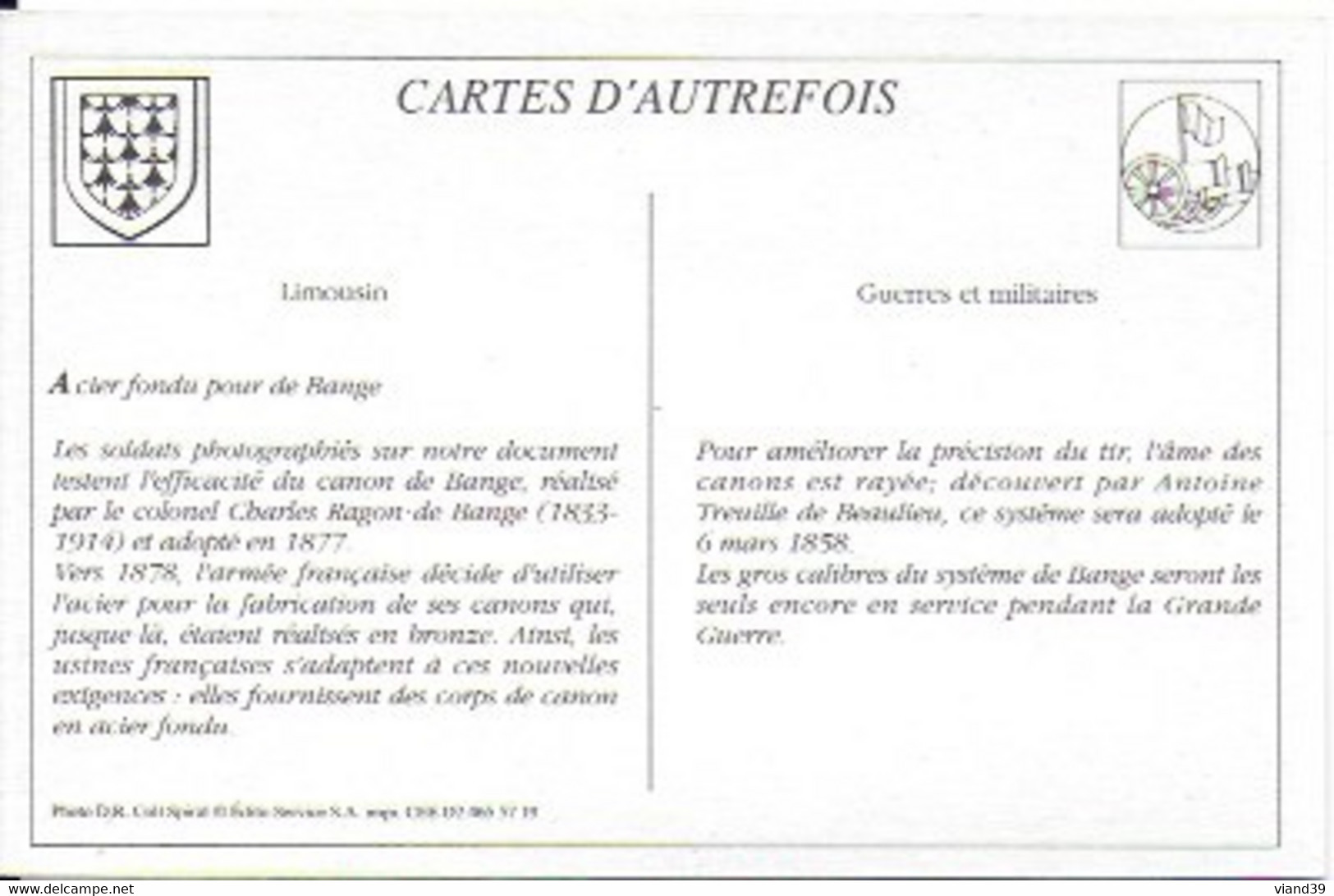 Camp Du Larzac : 120 Debange En Action  - Collection "Cartes D'Autrefois" CPA Reproduction - La Cavalerie