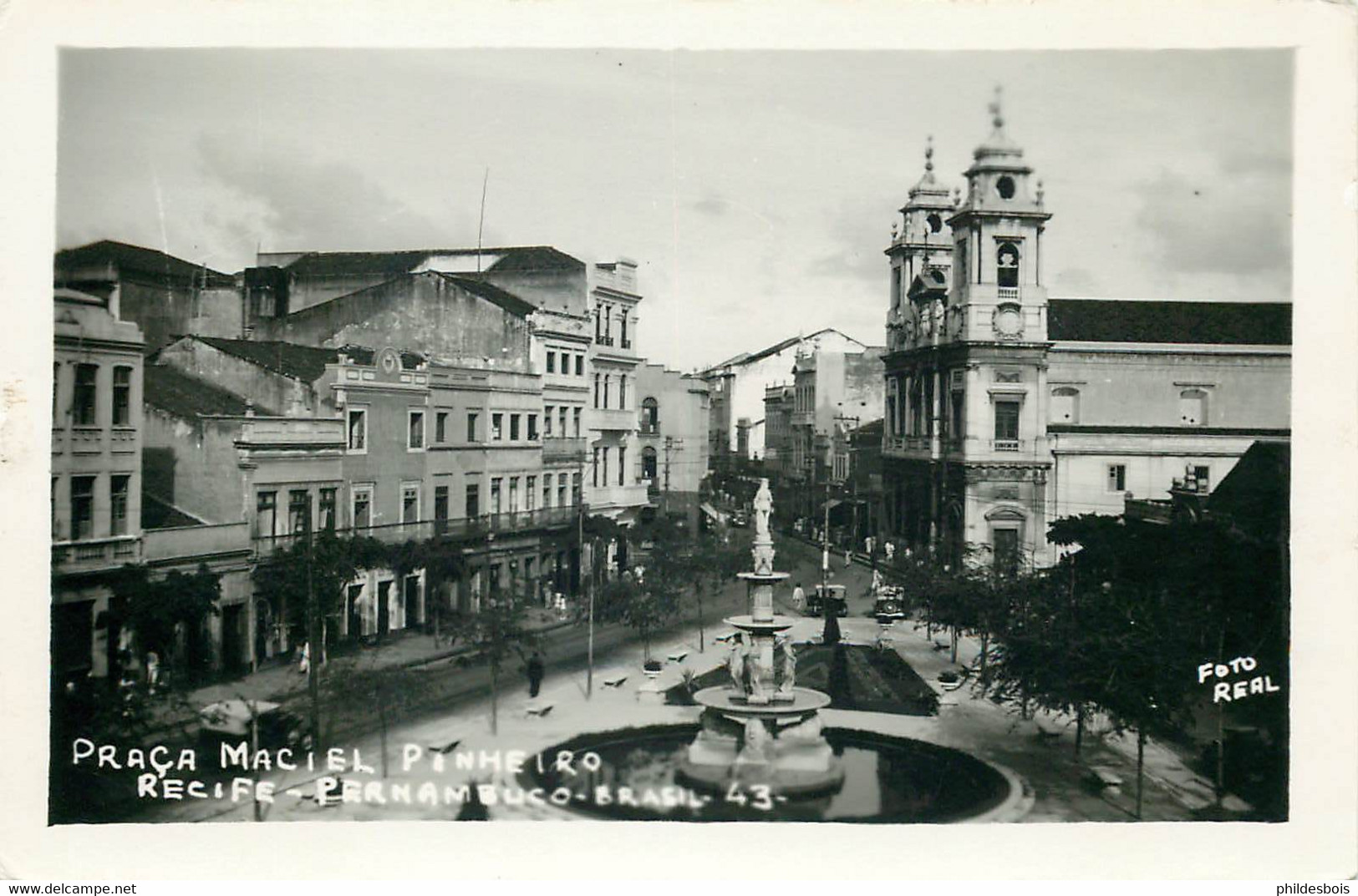 BRESIL  PRACA MACIEL Pinheiro Recife Pernambuco - Other