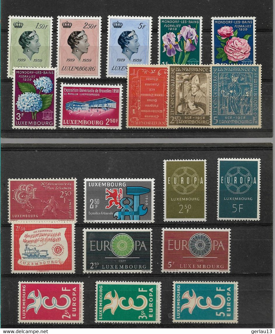 LUXEMBOURG  LOT **    NEUFS SANS CHARNIERE - Sammlungen