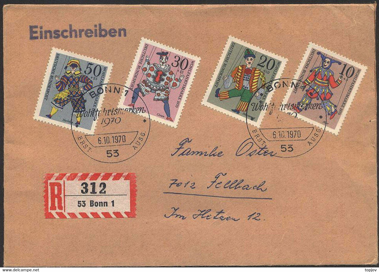 GERMANY - Marionetten - PUPPETS - 1970 - Marionetten