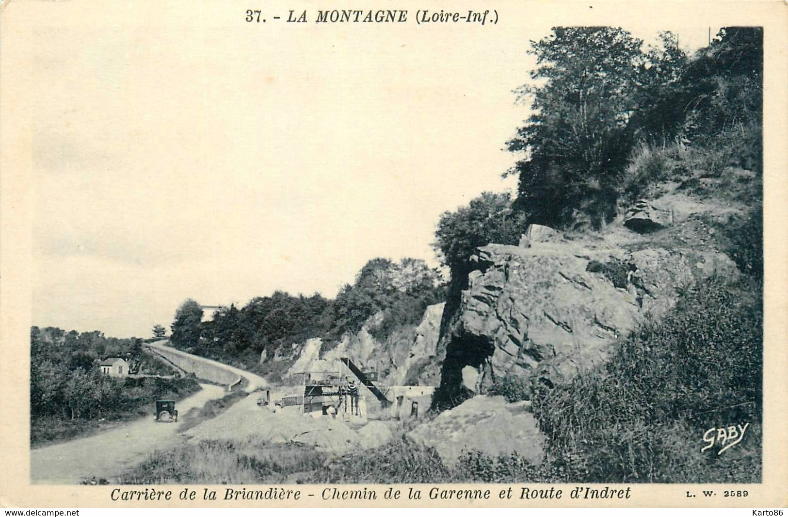 La Montagne * La Carrière De La Briandière * Chemin De La Garenne Et Route D'indret * Mine Mines - La Montagne