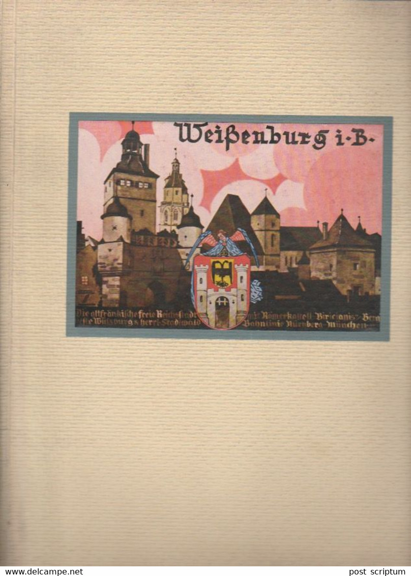 Livre -  En Allemand - Weissenburg In Bayerndie Ehemals Freie Reichsstadt - Bavière