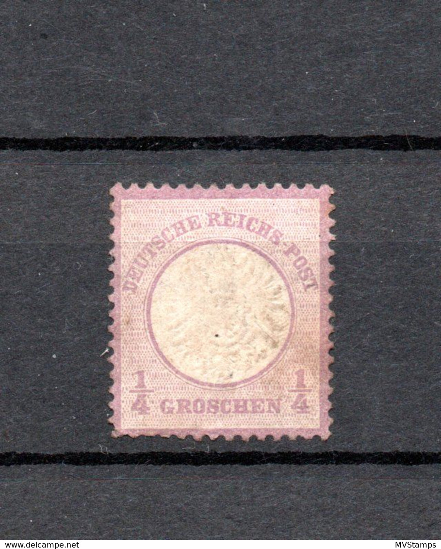 Germany 1872 Old Eagle Stamp (Michel 16) Unused(no Gum) - Ongebruikt