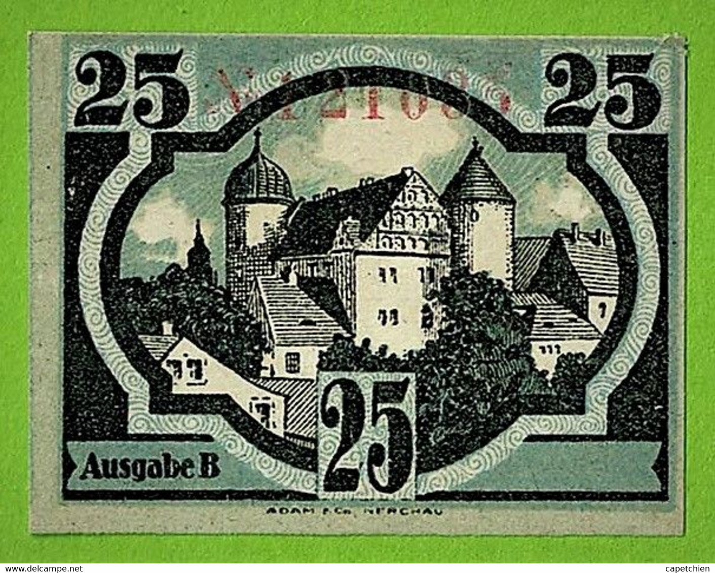 ALLEMAGNE / GRIMMA / 25 PFENNIGE / NOTGELD / 1er DECEMBRE 1920 / N° SERIE 121885 - Ohne Zuordnung