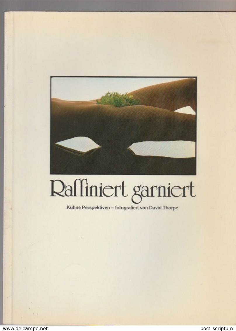 Livre -  En Allemand - Raffinert Garniert  -Kühne Perspektiven - Fotographiert Von David Thorpe -  Nu Et Gastronomie - Photographie