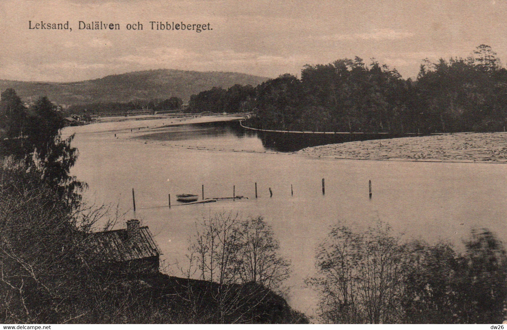 Leksand (Sverige, Suède) Dalälven Och Tibbleberget - Carte Non Circulée - Suède