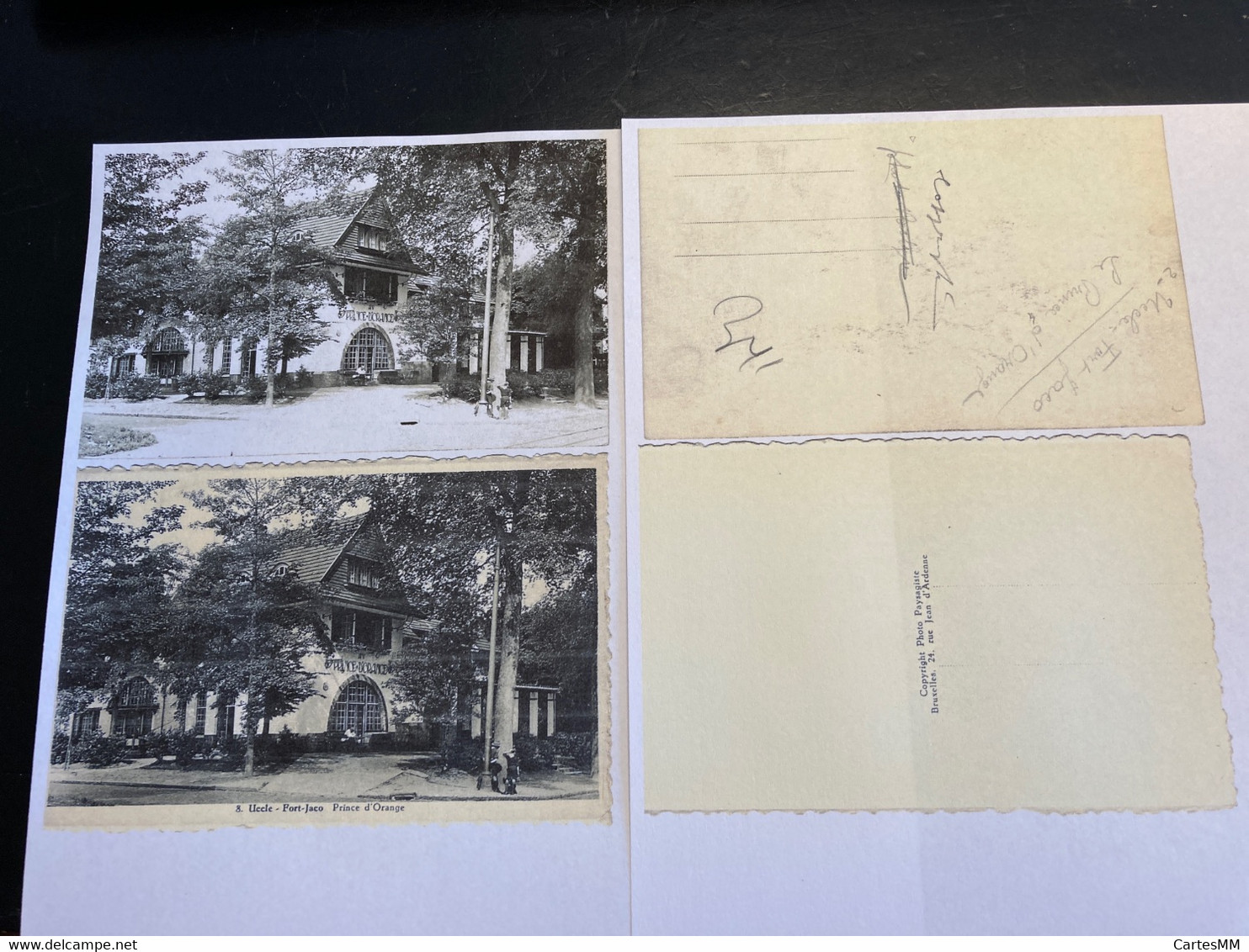 2 Ou 8 Uccle Fort Jaco Prince D’Orange Cliché Et Carte Du Photographe Fassotte RARE - Uccle - Ukkel